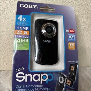 Coby Snapp Black Digital Camcorder